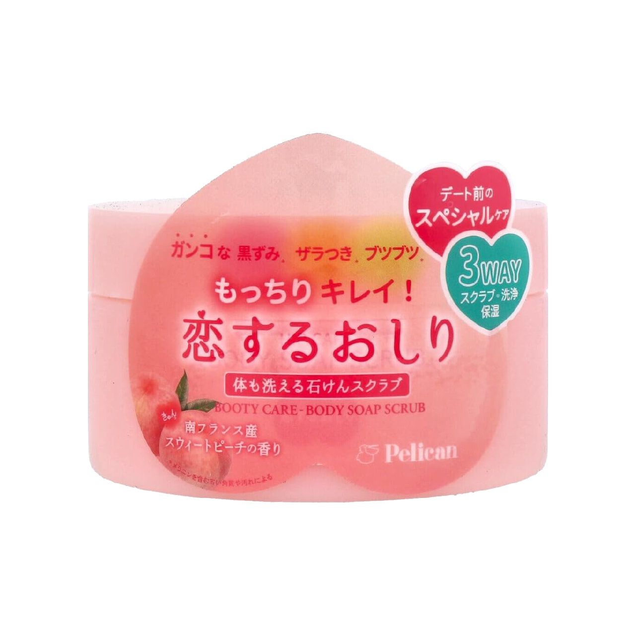 Muối Tắm Tẩy Tế Bào Chết Và Làm Sạch Cơ Thể Pelican Hip Care Body Soap Scrub ( 180g )